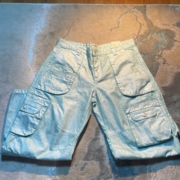 We The Free Denim - WE THE FREE Lap Of Luxury Barrel Cargo Jeans. NEW